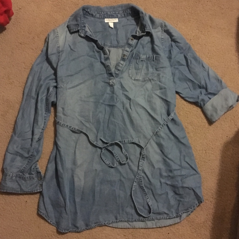 Jean maternity shirt